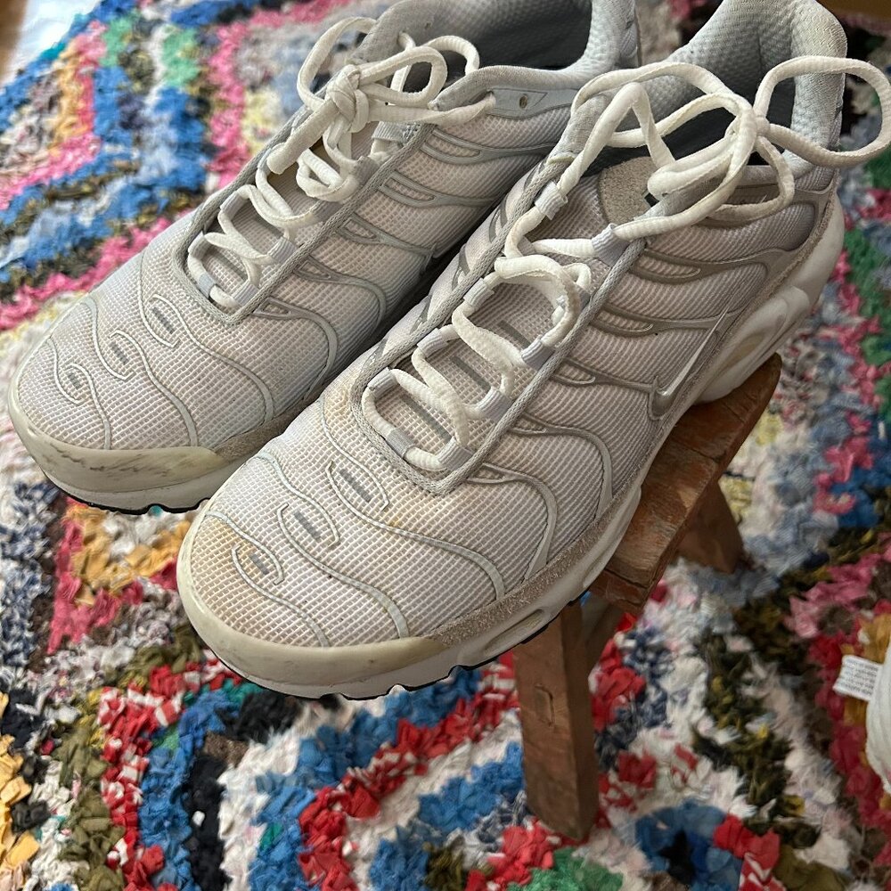 White Nike TN Plus trainers